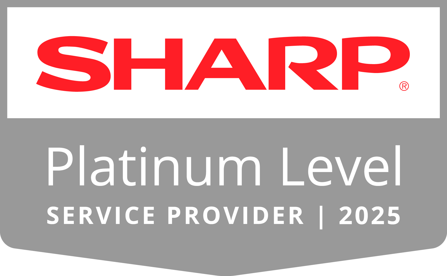 Sharp PlatinumLogo Badge 2025