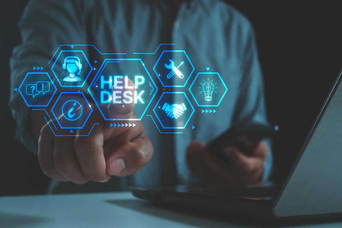 What Is Help Desk Support Section Image